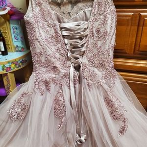 Mauve Tiffany size 8 kids gown